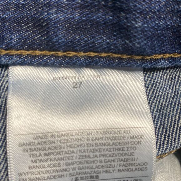 BANANA REPUBLIC Premium Denim Distressed Bermuda Shorts - Picture 4 of 6